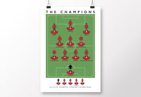 Liverpool Premier League Champions 19/20 Poster