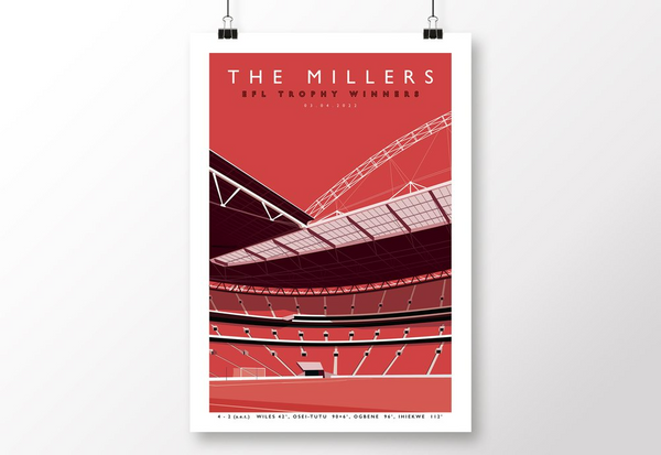 The Millers Wembley Poster