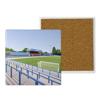 Macclesfield Ceramic Coaster - Moss Rose - Main Stand