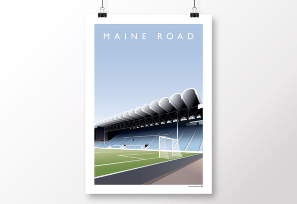 Maine Road Main Stand Poster