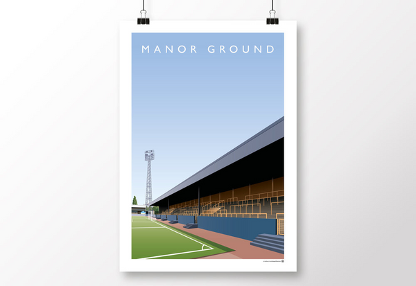 Manor Ground Poster - London Road Stand