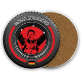 Michael Schumacher Ceramic Beer Mats