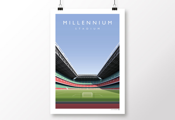 Millennium Stadium Poster (Football)