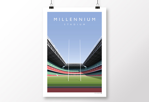 Millennium Stadium Poster (Rugby)