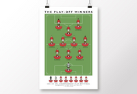Nottingham Forest Play-Off Winners 2022 Poster