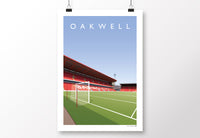 Oakwell - East Stand Poster