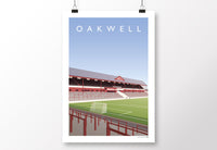 Oakwell - West Stand Poster