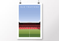 Old Trafford Sir Alex Ferguson Stand Poster