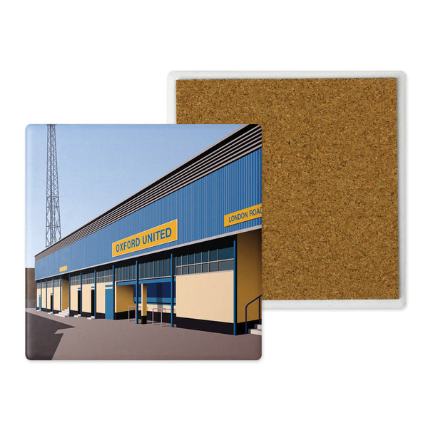 Oxford Ceramic Coaster - Manor Ground  - London Road Stand Entrance