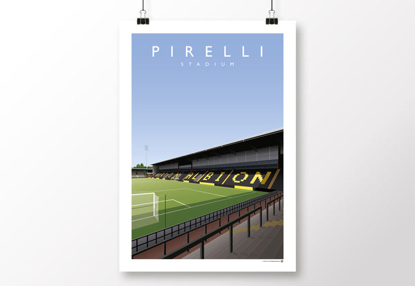 Pirelli Stadium Poster