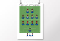 QPR 2014 Play-Off Winners Poster