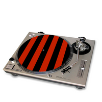 Red & Black Turntable Mat