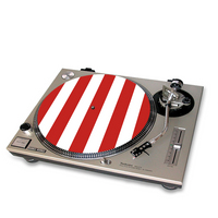 Red & White Turntable Mat