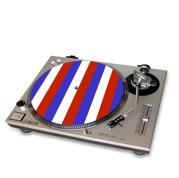 Red, White & Blue Turntable Mat
