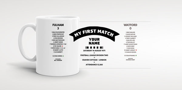 Fulham - My First Match