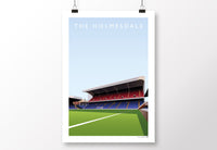 Selhurst Park Holmesdale View From The Dugout Poster