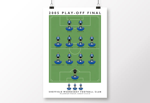 Sheffield Wednesday 2005 Play-Off Final Poster