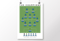 Stockport County - The Champions 21/22 Poster