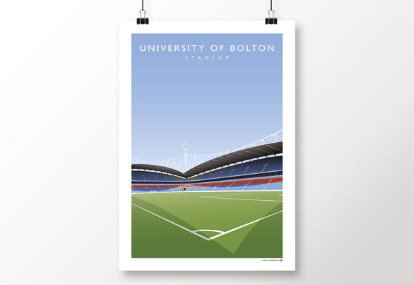 University Of Bolton Stadium Poster