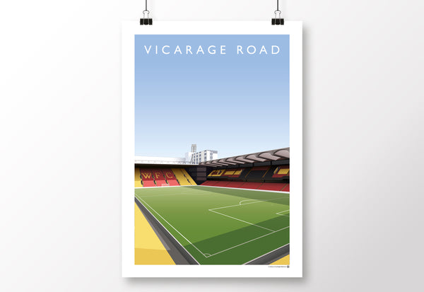 Vicarage Road Poster