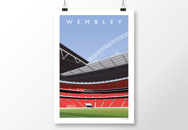 Wembley Stadium Poster