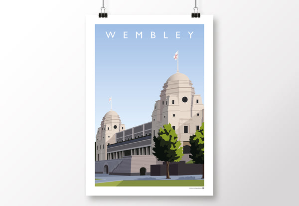 Wembley Twin Towers Poster