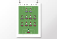 West Ham Boys Of 86 Poster