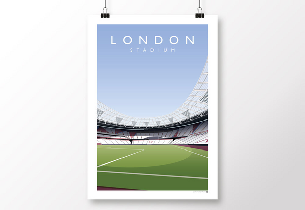 London Stadium Poster