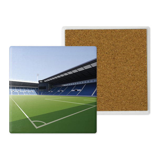 West Brom Ceramic Coaster - The Hawthorns Birmingham Road End/East Stand