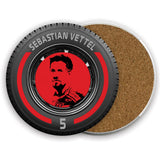 Sebastian Vettel Ceramic Beer Mats