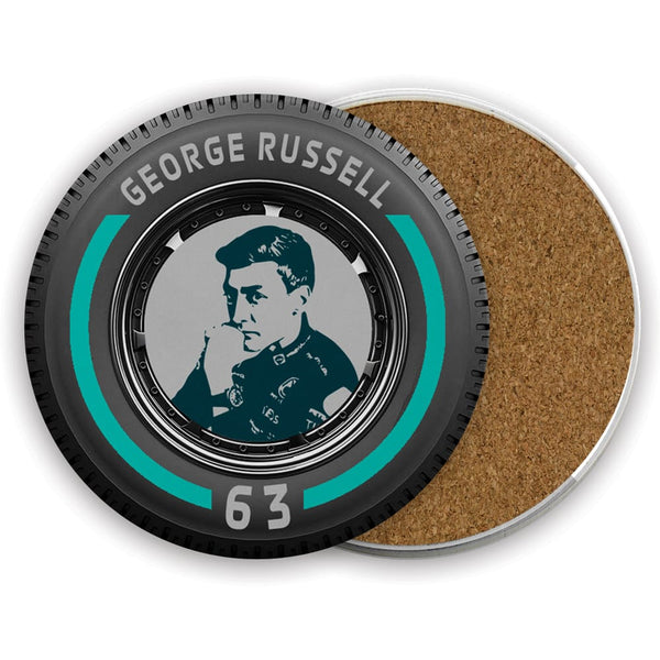 George Russell Ceramic Beer Mat