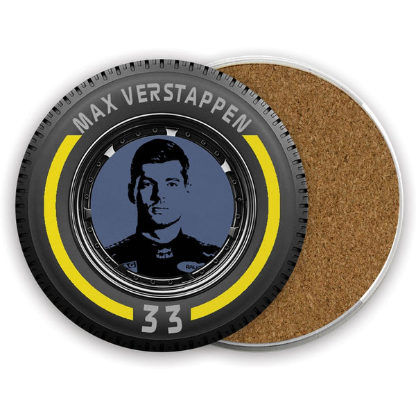 Max Verstappen Ceramic Beer Mat