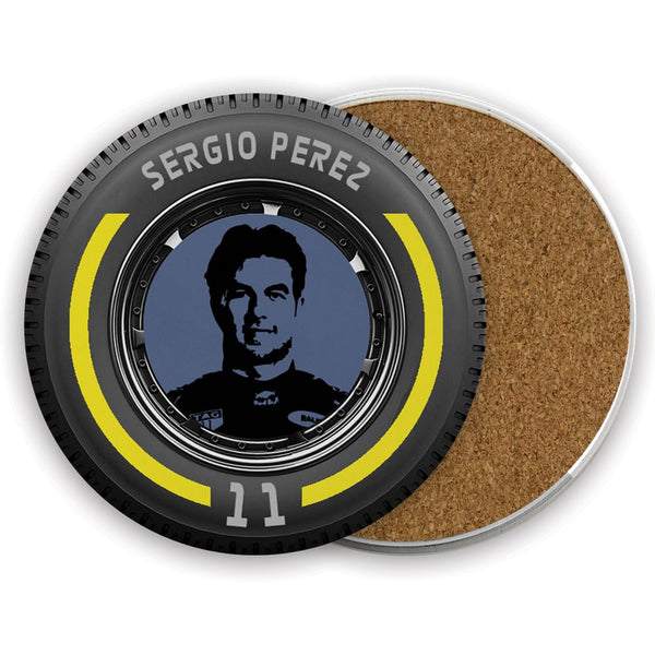 Sergio Perez Ceramic Beer Mat