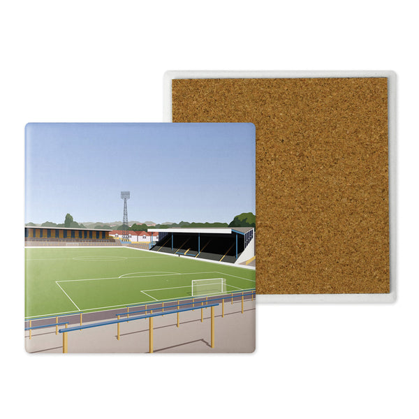 Wimbledon Ceramic Coaster - Plough Lane - From The Wandle End