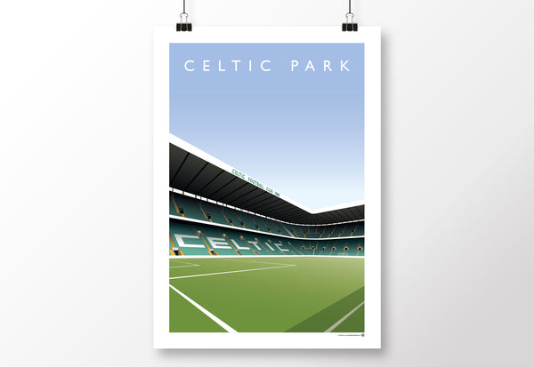 Celtic Park North Stand Poster