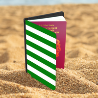 Green & White Passport Cover