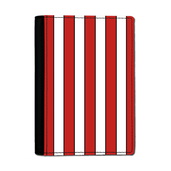 Red & White (Black) Passport Cover