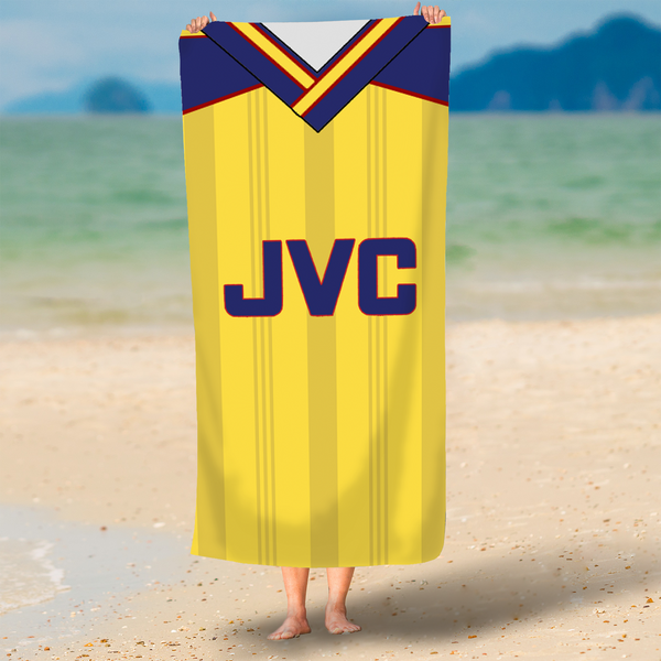 Arsenal Beach Towel - 1989 Away