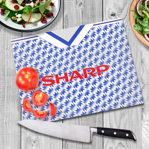 Manchester United Glass Chopping Board - 1990 Away