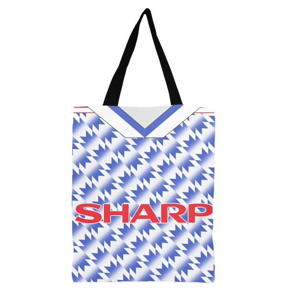 Manchester United Tote Bag (Portrait) - 1990 Away