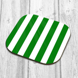 Green & White Coaster