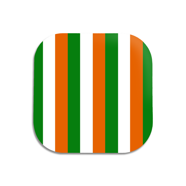 Ireland Coaster - Tricolour Bar Scarf