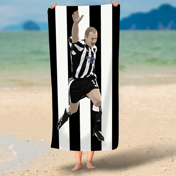 Newcastle United Beach Towel - Alan Shearer