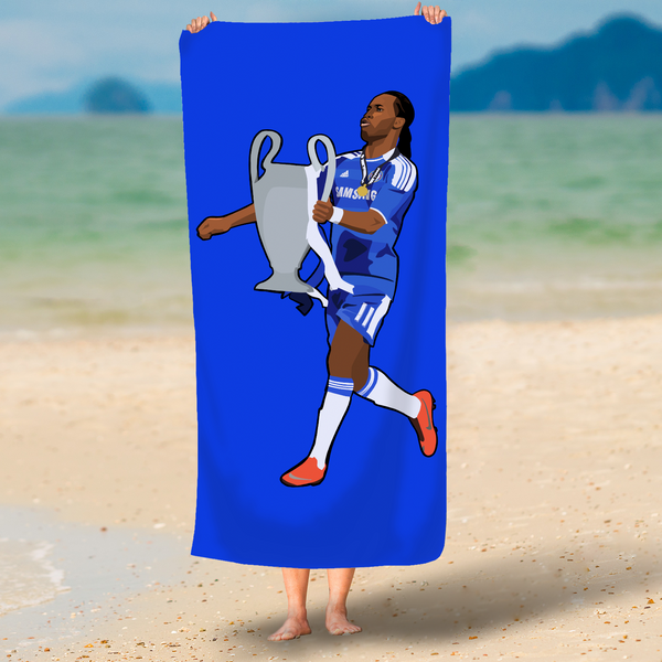 Didier Drogba Beach Towel