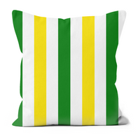 Green, White & Yellow Cushion