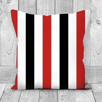 Red, White & Black Cushion
