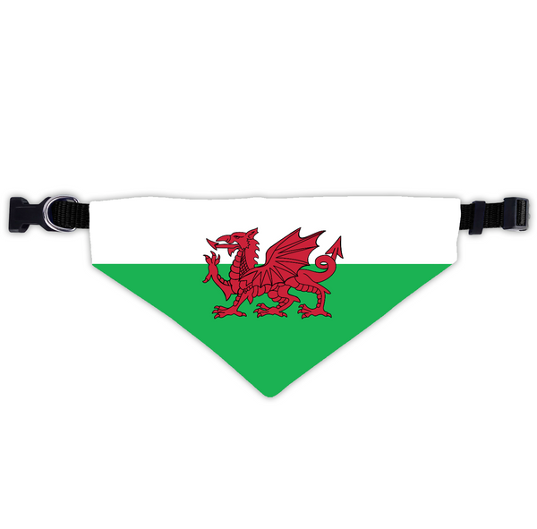 Wales Dog Scarf With Collar