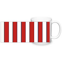 Red & White (Blue) Mug