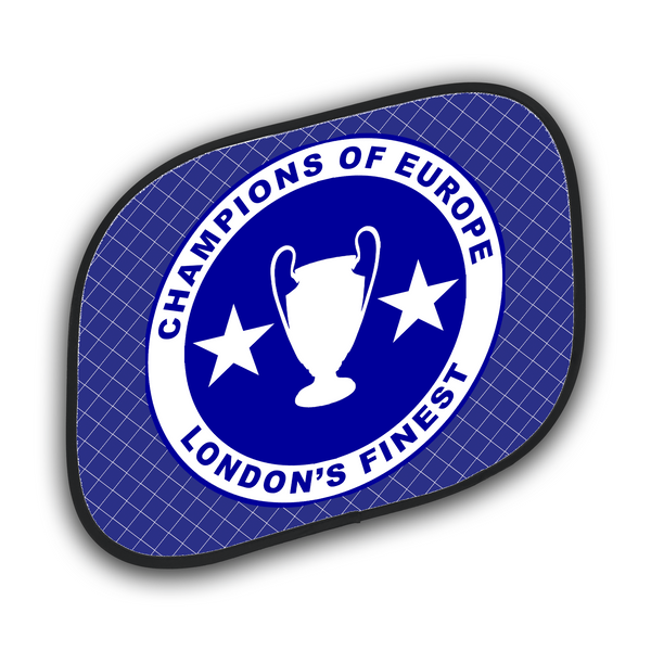 Champions of Europe 'Blues' Car Shade