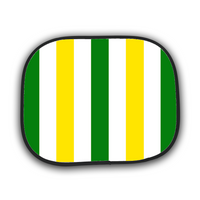 Green, White & Yellow Car Shade